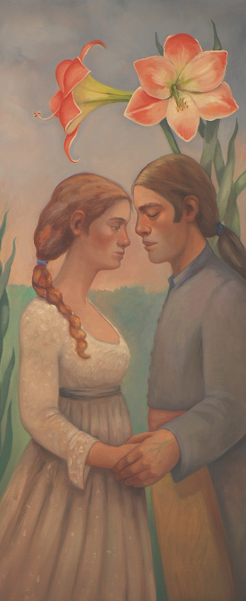 The Promise, Fleur Palau, oil on canvas, 16x38